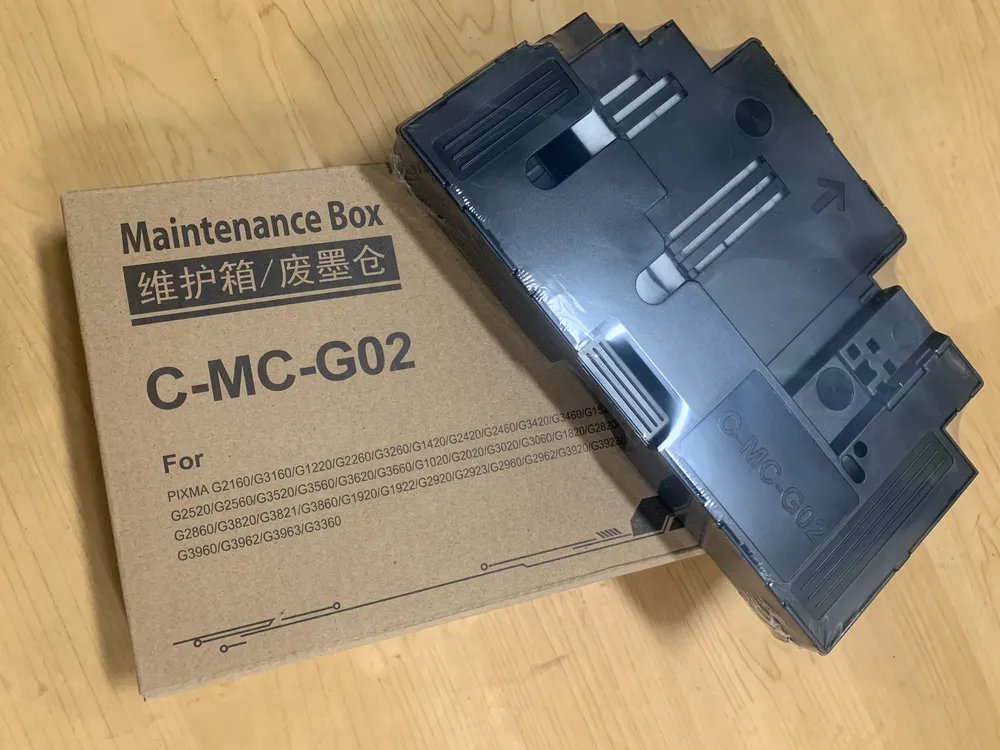 Canon MC-G02 Maintenance Box and Chip Reference product reference photo