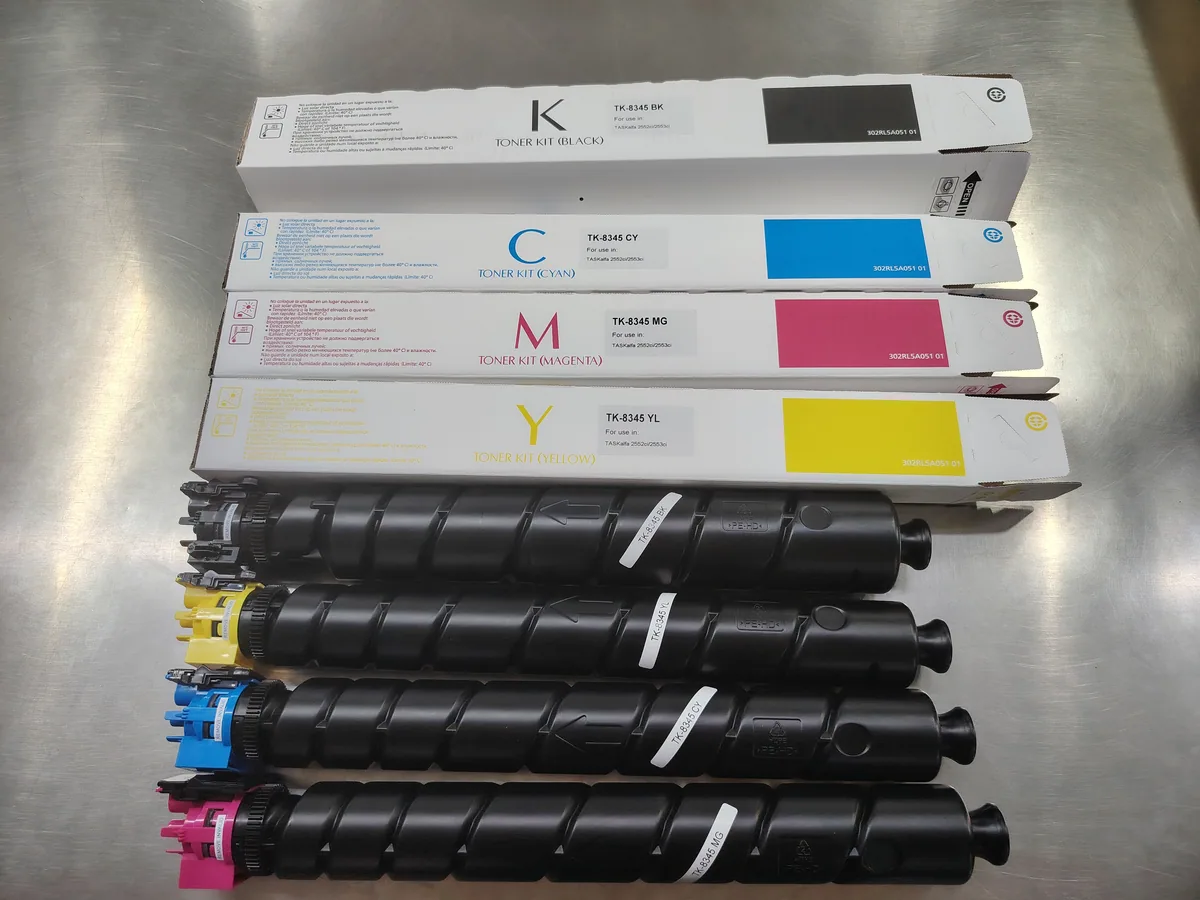 Kyocera TK-8345 to TK-8349 Compatible Toner Cartridges product reference photo