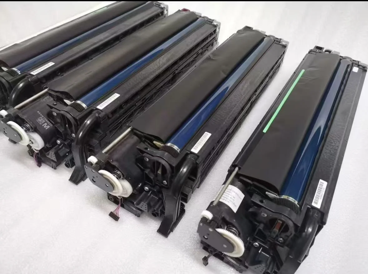 Grouped real drum-unit assemblies supplied as visual references for Ricoh MP C3504EX identification