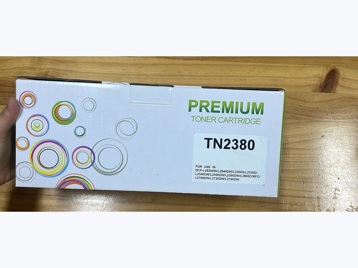 Fresh green neutral packaging style for compatible toner cartridges